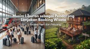 uasana lonjakan wisatawan saat musim liburan di bandara