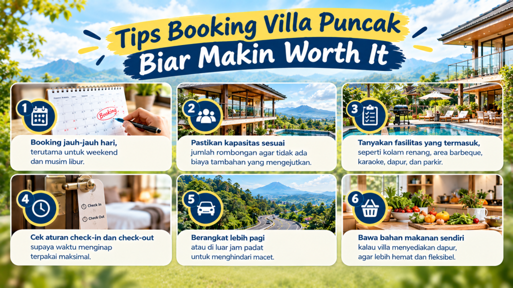 tips booking villa makin wort it